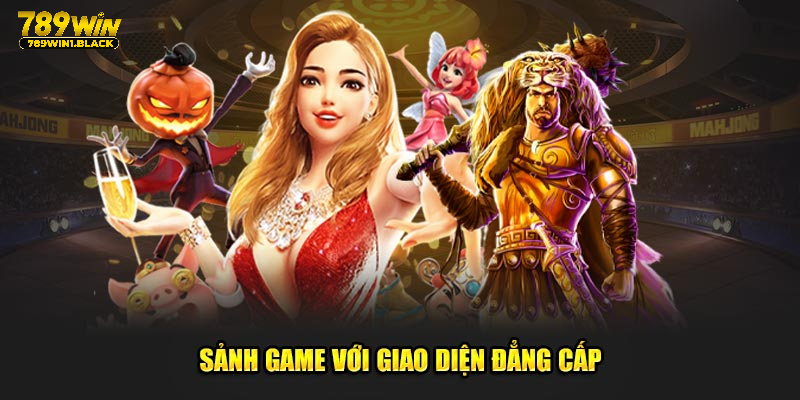 Sảnh game hay với giao diện đẳng cấp