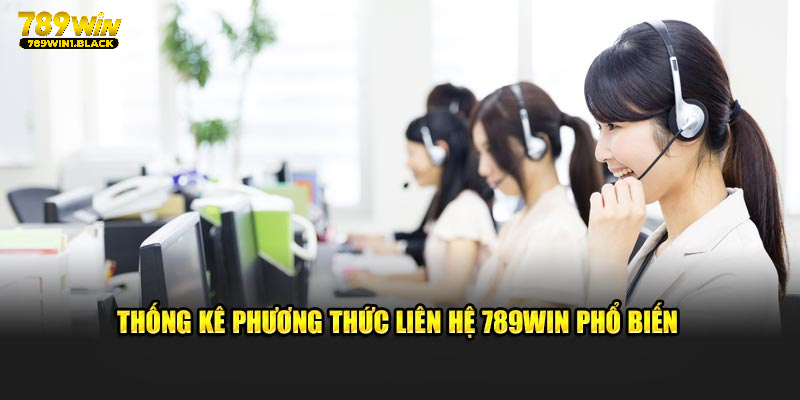 Thống kê phương thức liên hệ 789WIN phổ biến